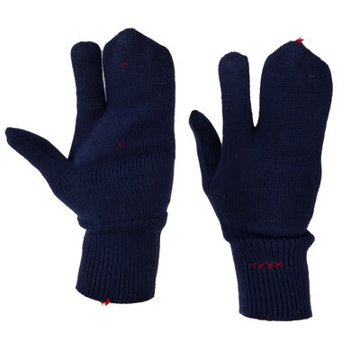Trigger Mittens Wool Italian Airforce Blue | New, , large